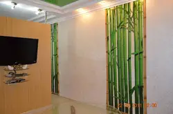 Wallpaper for kitchen bamboo photo