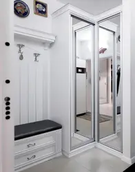 Hallway With Front Door With Mirror Photo
