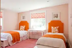 What Colors Goes With Peach Color In A Bedroom Interior