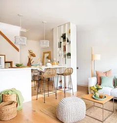 Ikea kitchen living room design