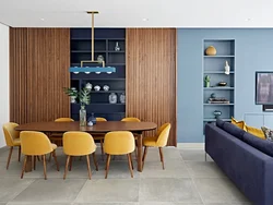 Mustard-Colored Chairs For The Kitchen In The Interior