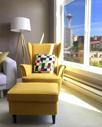 Желтое Кресло В Гостиной Фото