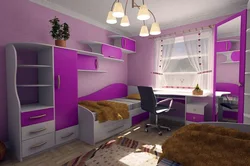 Schoolgirl bedroom design