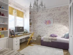 Schoolgirl bedroom design