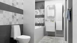 Cersanite tiles in the bathroom interior