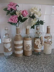 Bottles for the kitchen photo