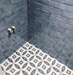 Montparnasse tiles in the bathroom interior