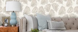 Living Room Wallpaper Feathers Photo