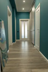 Koridor turkuaz dizayni