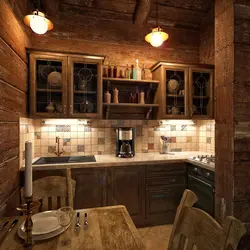 Kitchen in bathhouse photo