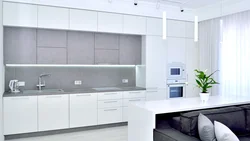 Kitchen Interior Center White Gloss