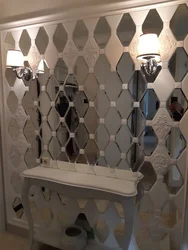 Honeycomb Mirrors In The Hallway Photo
