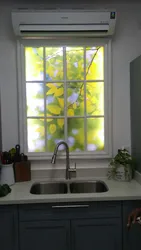 False Window In The Kitchen Interior