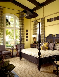 Colonial bedroom interior