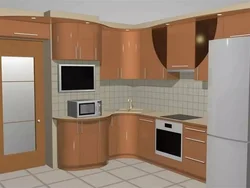 Kitchen design with recess