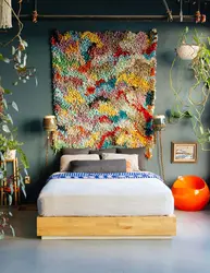 Tapestry in the bedroom photo
