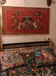 Tapestry in the bedroom photo