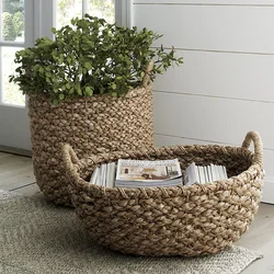 Baskets In The Bedroom Interior
