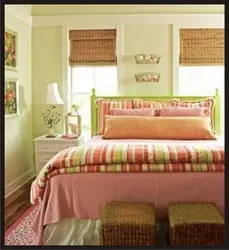 Green Pink Bedroom Photo