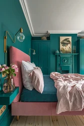 Green Pink Bedroom Photo