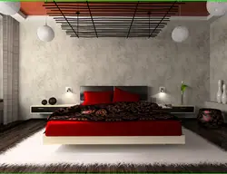 Серо Красная Спальня Фото