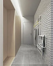 Narrow hallway loft photo
