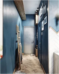 Narrow hallway loft photo