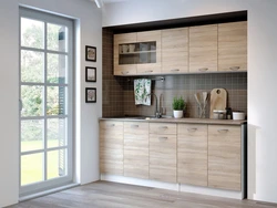 Kitchen Furniture Oak Color Photo