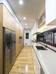 Interior design walk-through kitchen