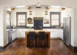 Interior design walk-through kitchen