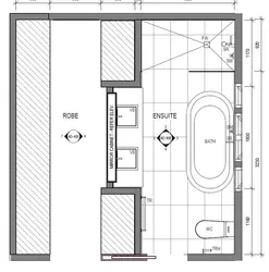 Bath design drawing