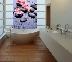 Bath design photo wallpaper
