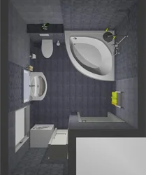 L shaped bathroom design