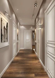 Hallway Design With White Doors