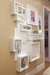 Hallway shelving design