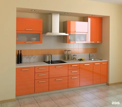 Маленькие Кухни Оранжевые Фото