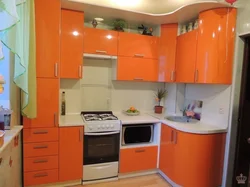Small kitchens orange photos