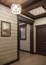 Hallway imitation timber photo