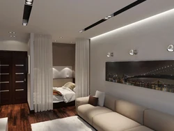 Спальня гостиная минимализм дизайн