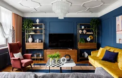 Fusion living room interior photo