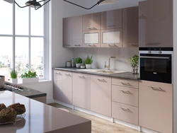 Kitchen Design In Cocoa Color