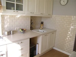 Kitchen corners tiles photo