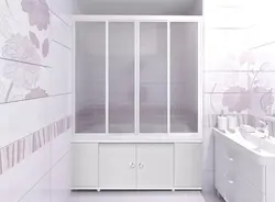 Bathroom Curtain Sliding Plastic Photo