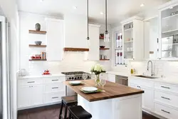Scandinavian Style Kitchen In White Interior