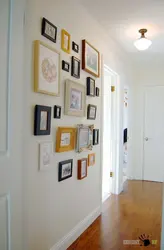 Is it possible to hang photographs in the hallway?