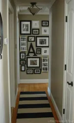 Is it possible to hang photographs in the hallway?