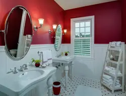 Bathroom Without Tiles Photo On The Walls Design