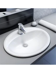 Countertop mounted bath sink photo