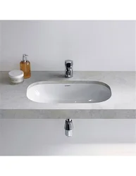 Countertop mounted bath sink photo