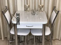 Inexpensive folding table for the kitchen photo